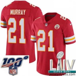 Amazing 2020 Super Bowl LIV Nike Kansas City Chiefs #21 Eric Murray Red Team Color Vapor Untouchable Limited Player NFL Jersey