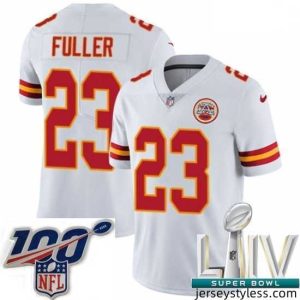 Amazing 2020 Super Bowl LIV Nike Kansas City Chiefs #23 Kendall Fuller White Vapor Untouchable Limited Player NFL Jersey