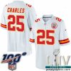 Impressive 2020 Super Bowl LIV Nike Kansas City Chiefs #25 Jamaal Charles White Vapor Untouchable Limited Player NFL Jersey