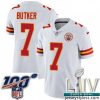 Premium 2020 Super Bowl LIV Nike Kansas City Chiefs #7 Harrison Butker White Vapor Untouchable Limited Player NFL Jersey