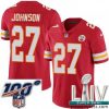 Stylish 2020 Super Bowl LIV Nike Kansas City Chiefs #27 Larry Johnson Red Team Color Vapor Untouchable Limited Player NFL Jersey