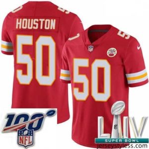 Amazing 2020 Super Bowl LIV Nike Kansas City Chiefs #50 Justin Houston Red Team Color Vapor Untouchable Limited Player NFL Jersey
