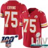 Gorgeous 2020 Super Bowl LIV Nike Kansas City Chiefs #75 Cameron Erving Red Team Color Vapor Untouchable Limited Player NFL Jersey
