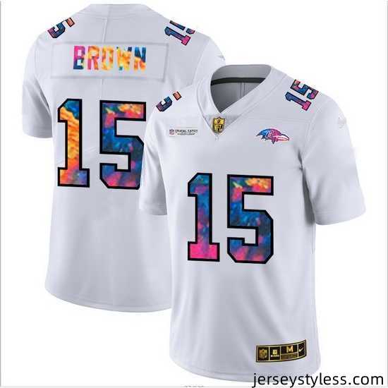 Baltimore-Ravens-15-Marquise-Brown-Men-White-Nike-Multi-Color-2020-NFL-Crucial-Catch-Limited-NFL-Jersey-776960_21759_550X550