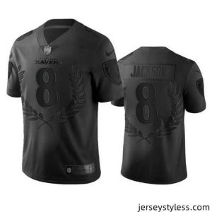 Stylish Baltimore Ravens 8 Lamar Jackson Nike Black NFL MVP Limited Edition Jersey