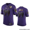 Amazing Baltimore Ravens 99 Matthew Judon Nike Purple Team 25th Season Golden Limited NFL Jersey