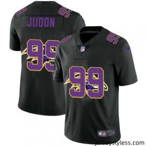 Gorgeous Baltimore Ravens 99 Matthew Judon Nike Team Logo Dual Overlap Limited NFL Jersey Black
