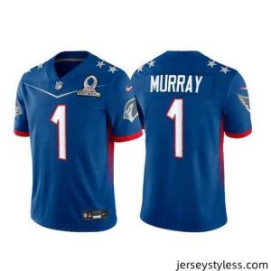 Fantastic 2022 NFL Pro Bowl Arizona Cardinals 1 Kyler Murray NFC Blue Jersey