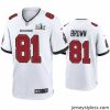 Impressive Antonio Brown Buccaneers White Super Bowl Lv Game Jersey
