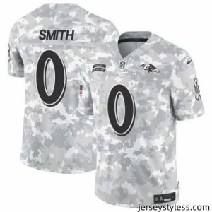 Fantastic Baltimore Ravens 0 Roquan Smith 2024 F.U.S.E Arctic Camo Salute To Service Limited Stitched Football Jersey