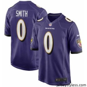Amazing Baltimore Ravens #0 Roquan Smith Purple Vapor Untouchable Limited Stitched Jersey