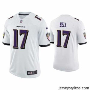 Unique Baltimore Ravens 17 Le  Veon Bell Baltimore Ravens Vapor Limited White Jersey