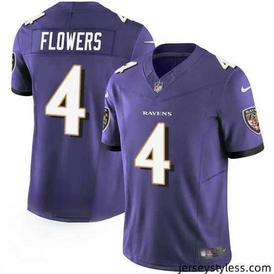Men-Baltimore-Ravens-4-Zay-Flowers-Purple-2023-F-U-S-E-Vapor-Limited-Football-Jersey-864613_21759_550X550