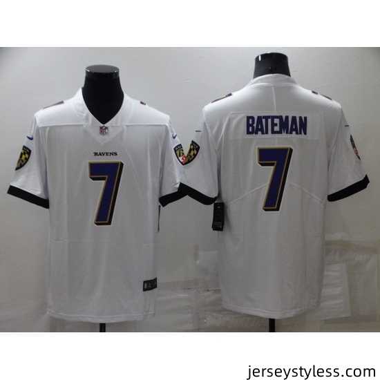 Men-Baltimore-Ravens-7-Rashod-Bateman-White-Vapor-Untouchable-Limited-Stitched-jersey-816107_21759_550X550