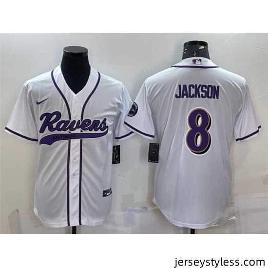 Men-Baltimore-Ravens-8-Lamar-Jackson-White-With-Patch-Cool-Base-Stitched-Baseball-Jersey-838887_21759_550X550