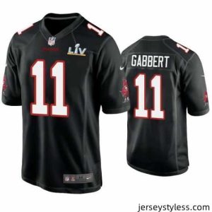 Stylish Blaine Gabbert Buccaneers Black Super Bowl Lv Game Fashion Jersey