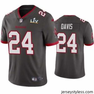 Amazing Carlton Davis Buccaneers Pewter Super Bowl Lv Vapor Limited Jersey