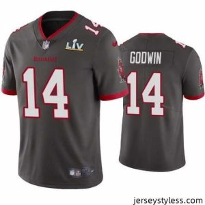 Unique Chris Godwin Buccaneers Pewter Super Bowl Lv Vapor Limited Jersey