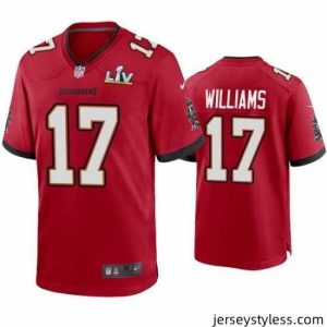 Stylish Doug Williams Buccaneers Red Super Bowl Lv Game Jersey