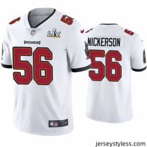 Fantastic Hardy Nickerson Buccaneers White Super Bowl Lv Vapor Limited Jersey