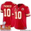 Unique Kansas City Chiefs Isiah Pacheco #10 Red 2024 2025 Super Bowl LIX F.U.S.E Stitched Jersey