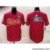 Premium Kansas City Chiefs Red With Super Bowl LVII Big Logo Cool Base Stitched Baseball JerseyS