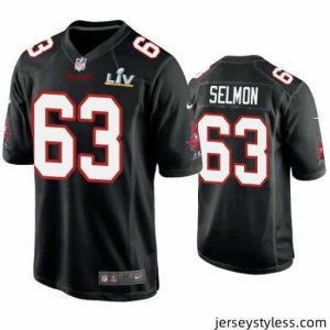 Premium Lee Roy Selmon Buccaneers Black Super Bowl Lv Game Fashion Jersey
