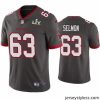 Amazing Lee Roy Selmon Buccaneers Pewter Super Bowl Lv Vapor Limited Jersey