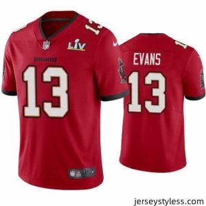 Fantastic Mike Evans Buccaneers Red Super Bowl Lv Vapor Limited Jersey