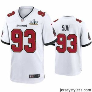 Impressive Ndamukong Suh Buccaneers White Super Bowl Lv Game Jersey