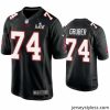 Unique Paul Gruber Buccaneers Black Super Bowl Lv Game Fashion Jersey