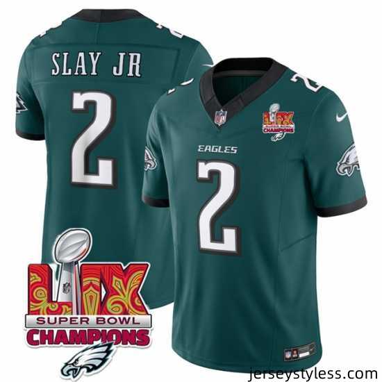 Men-Philadelphia-Eagles-2-Darius-Slay-JR-Green-2025-Eagles-Logo-Super-Bowl-LIX-Patch-New-F-U-S-E-Vapor-Limited-Stitched-Football-Jersey-889817_23971_550X550