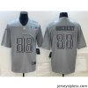 Stunning Philadelphia Eagles 88 Dallas Goedert Gray Super Bowl LVII Patch Atmosphere Fashion Stitched Jersey
