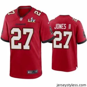Fantastic Ronald Jones Ii Buccaneers Red Super Bowl Lv Game Jersey