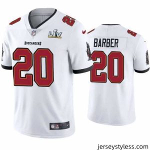 Fantastic Ronde Barber Buccaneers White Super Bowl Lv Vapor Limited Jersey