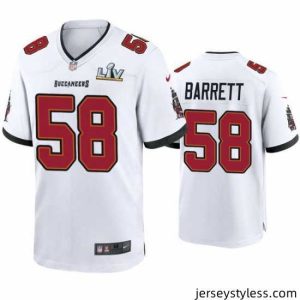 Unique Shaquil Barrett Buccaneers White Super Bowl Lv Game Jersey
