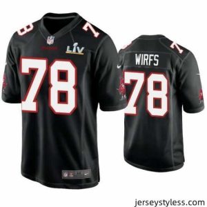 Amazing Tristan Wirfs Buccaneers Black Super Bowl Lv Game Fashion Jersey