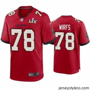 Impressive Tristan Wirfs Buccaneers Red Super Bowl Lv Game Jersey