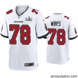Stylish Tristan Wirfs Buccaneers White Super Bowl Lv Game Jersey