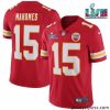 Amazing Toddler Kansas City Chiefs 15 Patrick Mahomes Red Super Bowl LVII Patch Vapor Untouchable Limited Stitched Jersey