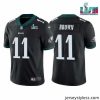 Amazing Toddler Philadelphia Eagles 11 A J  Brown Black Super Bowl LVII Patch Vapor Untouchable Limited Stitched Jersey