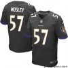 Fantastic Mens Nike Baltimore Ravens 57 CJ Mosley Elite Black Alternate NFL Jersey