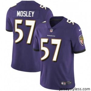Amazing Mens Nike Baltimore Ravens 57 CJ Mosley Purple Team Color Vapor Untouchable Limited Player NFL Jersey