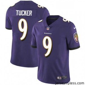 Unique Mens Nike Baltimore Ravens 9 Justin Tucker Purple Team Color Vapor Untouchable Limited Player NFL Jersey