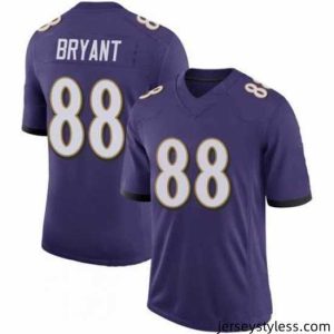 Stunning Men's Ravens Dez Bryant Purple Untouchable Vapor Limited Jersey