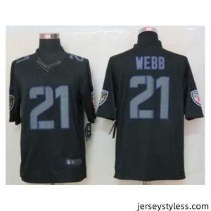 Impressive Nike Baltimore Ravens 21 Lardarius Webb Black Limited Impact NFL Jersey