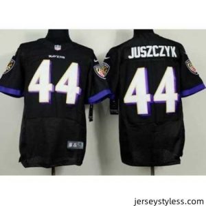 Impressive Nike Baltimore Ravens 44 Kyle Juszczyk Black Elite NFL Jersey