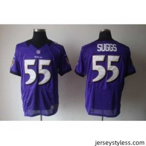 Amazing Nike Baltimore Ravens 55 Terrell Suggs Purple Elite NFL Jersey