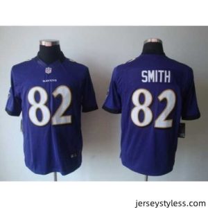 Premium Nike Baltimore Ravens 82 Torrey Smith Purple Limited NFL Jersey