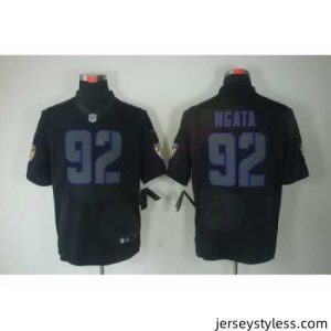 Impressive Nike Baltimore Ravens 92 Haloti Ngata Black Limited Impact NFL Jersey